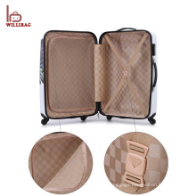 Butterfly ABS PC Carry on Suitcase Luggage Travel Set